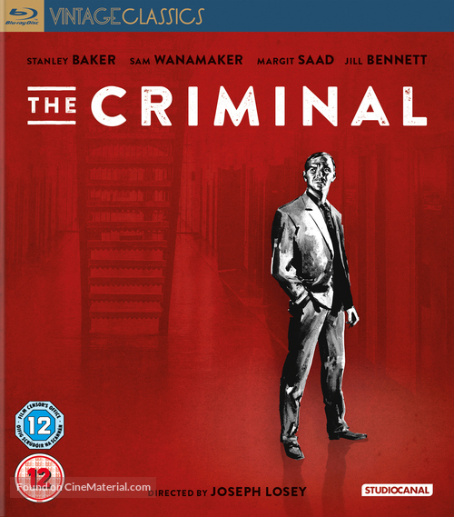 The Criminal - British Blu-Ray movie cover