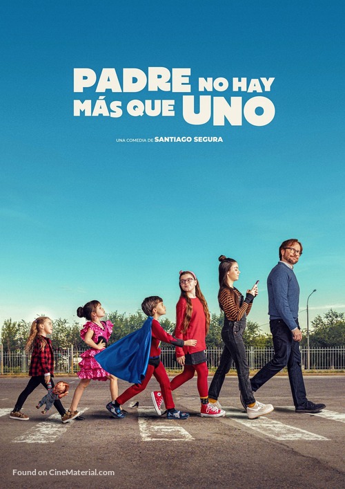 Padre no hay m&aacute;s que uno - Spanish Movie Poster