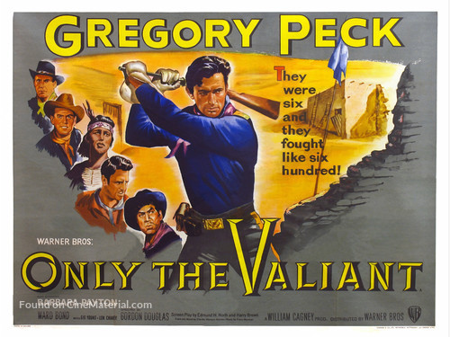 Only the Valiant - British Movie Poster