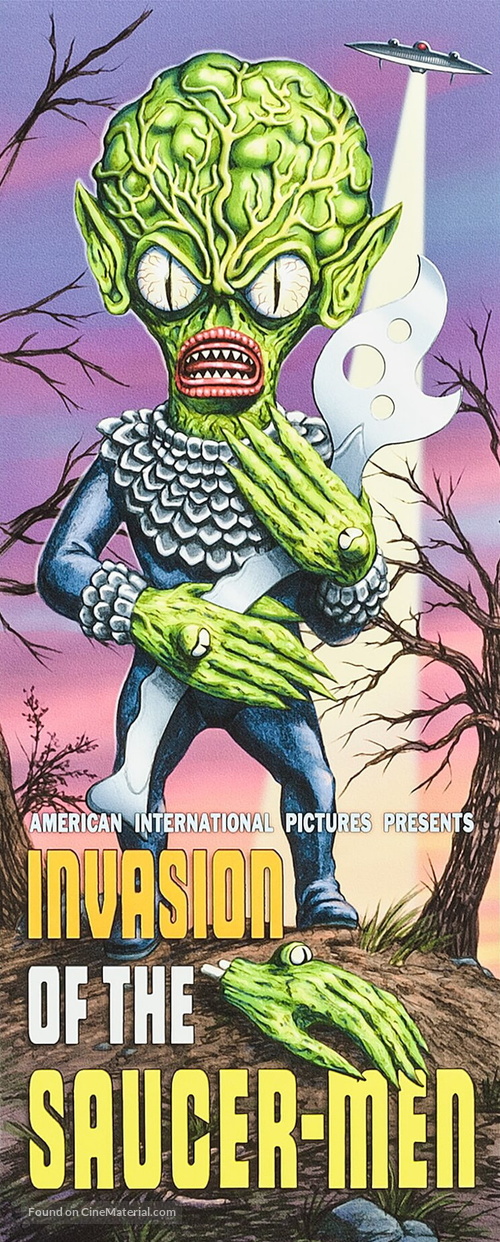 Invasion of the Saucer Men - Homage movie poster