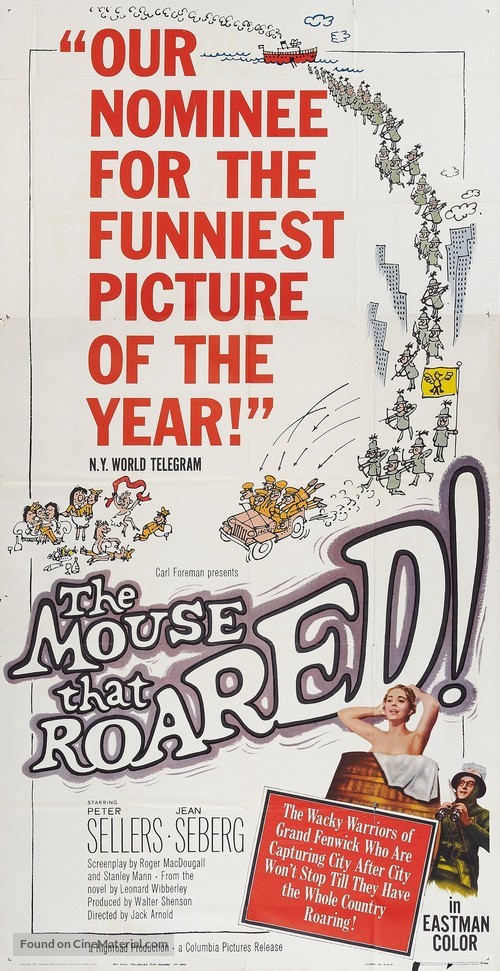 The Mouse That Roared - British Movie Poster