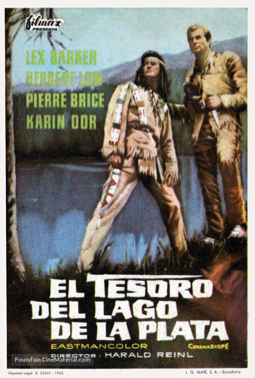 Der Schatz im Silbersee - Spanish Movie Poster