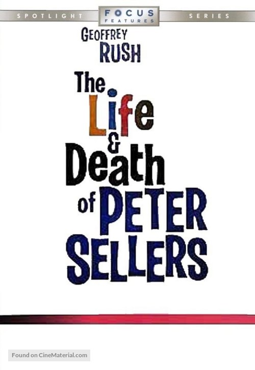 The Life And Death Of Peter Sellers - DVD movie cover