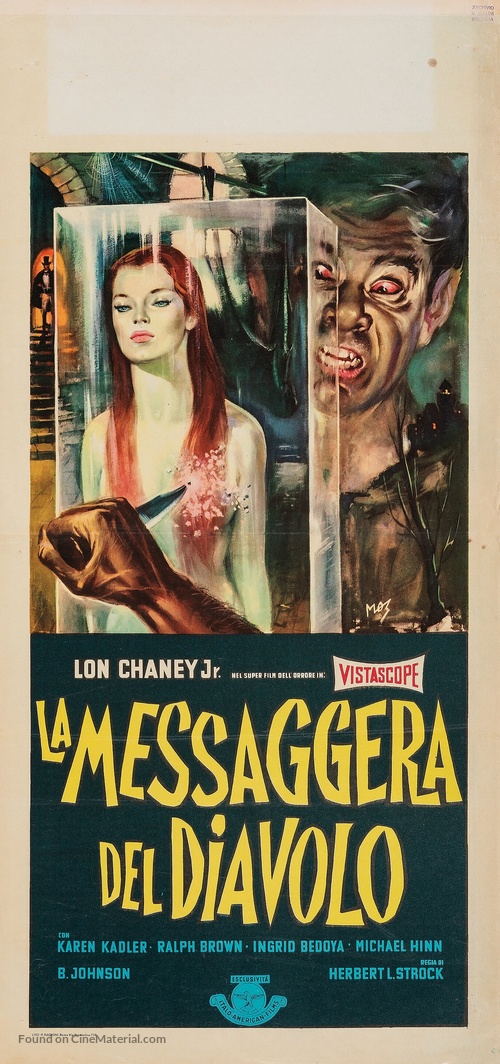 The Devil&#039;s Messenger - Italian Movie Poster