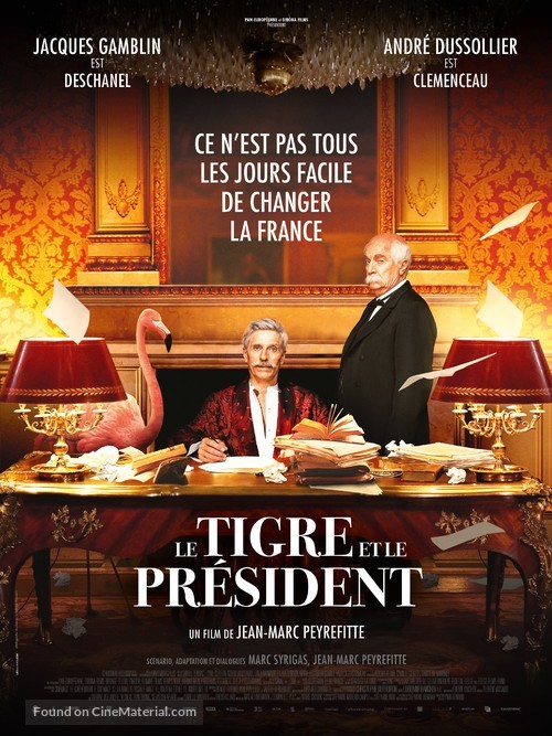 Le Tigre et le pr&eacute;sident - French Movie Poster