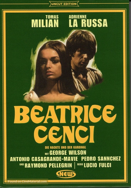 Beatrice Cenci - German DVD movie cover