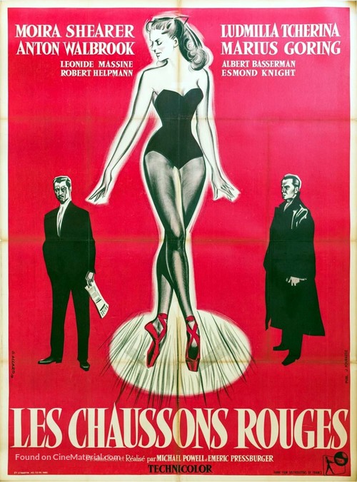 The Red Shoes - French Movie Poster