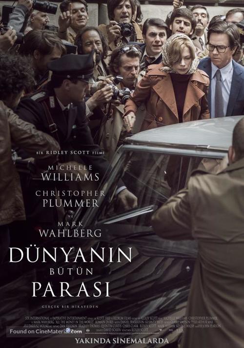 All the Money in the World - Turkish Movie Poster