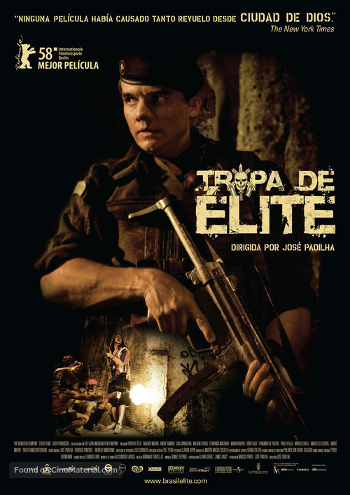 Tropa de Elite - Spanish Movie Poster