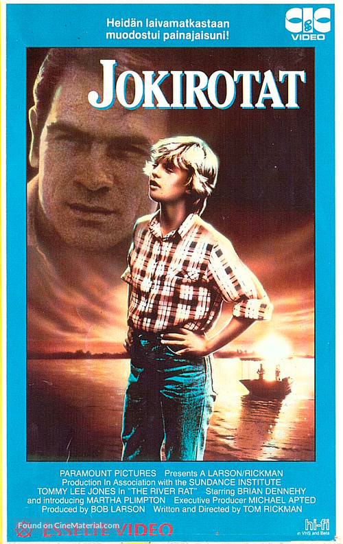 The River Rat - Finnish VHS movie cover