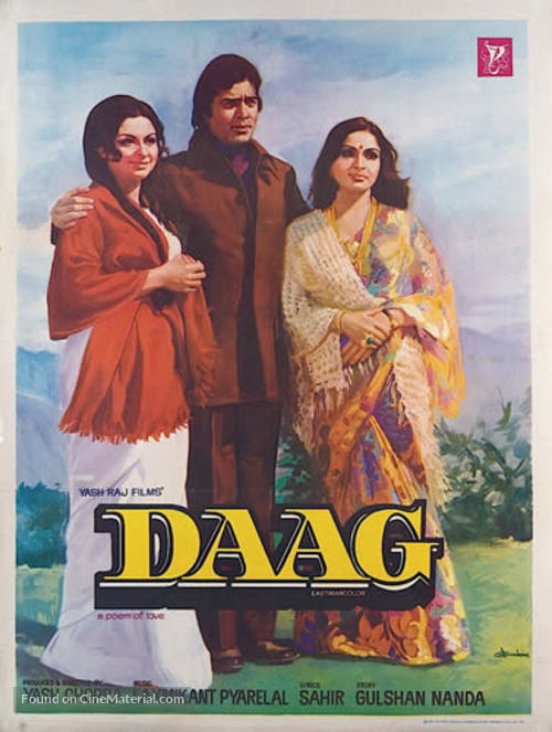 Daag: A Poem of Love - Indian Movie Poster