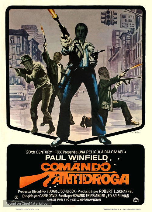 Gordon&#039;s War - Spanish Movie Poster