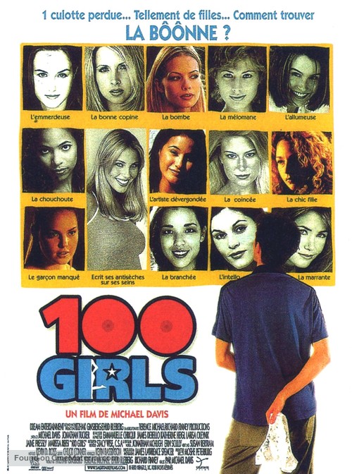 100 Girls - French Movie Poster