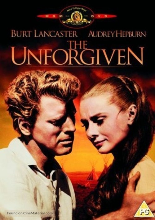 The Unforgiven - British DVD movie cover