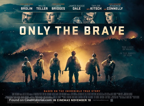 Only the Brave - British Movie Poster