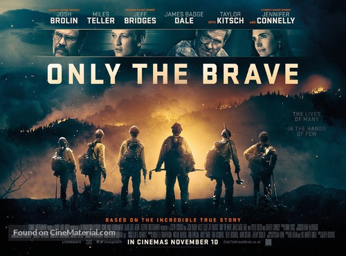 Only the Brave - British Movie Poster