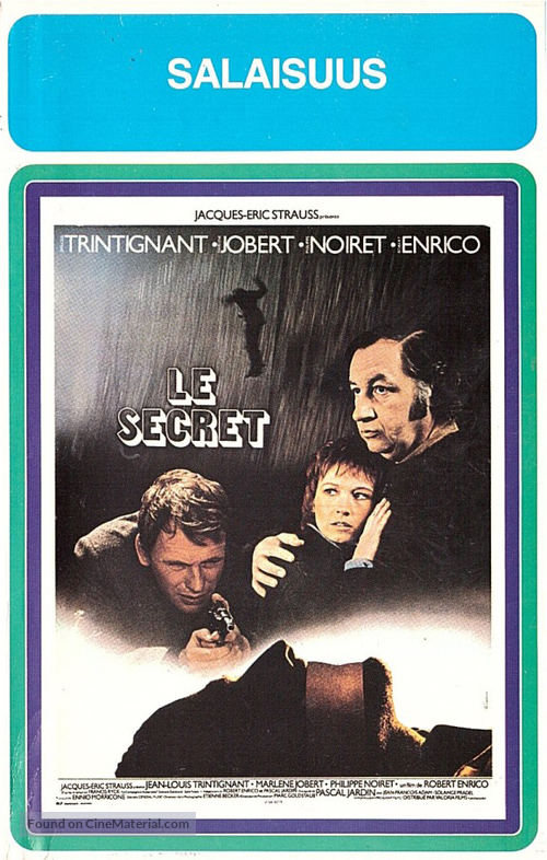 Le secret - Finnish VHS movie cover