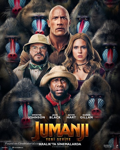 Jumanji: The Next Level - Turkish Movie Poster