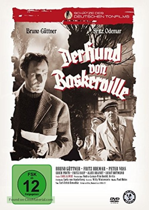 Der Hund von Baskerville - German Movie Cover