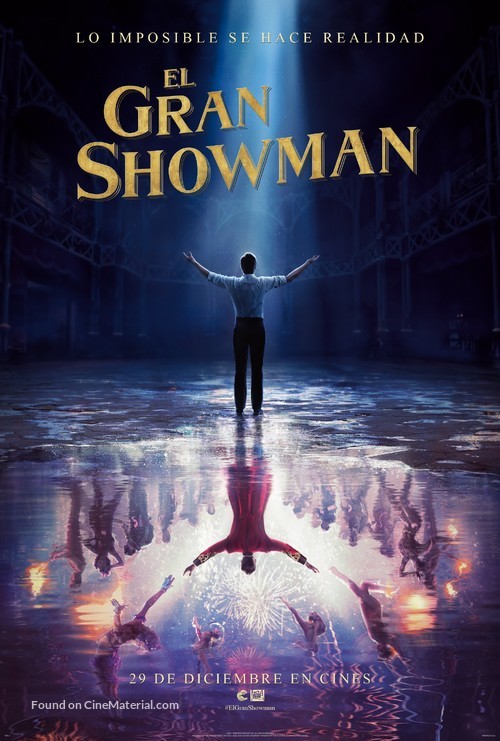 The Greatest Showman - Spanish Movie Poster