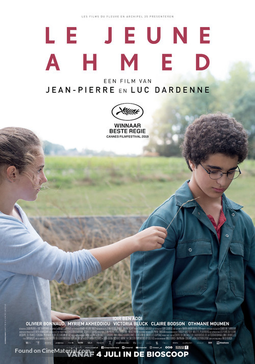 Le jeune Ahmed - Dutch Movie Poster