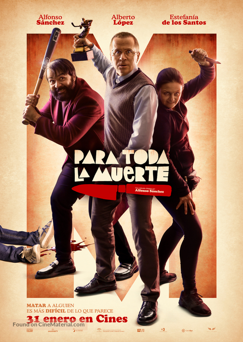 Para toda la muerte - Spanish Movie Poster