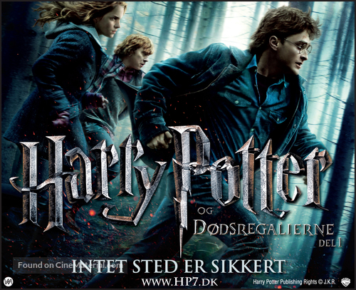 Harry Potter and the Deathly Hallows - Part 1 - Danish Movie Poster