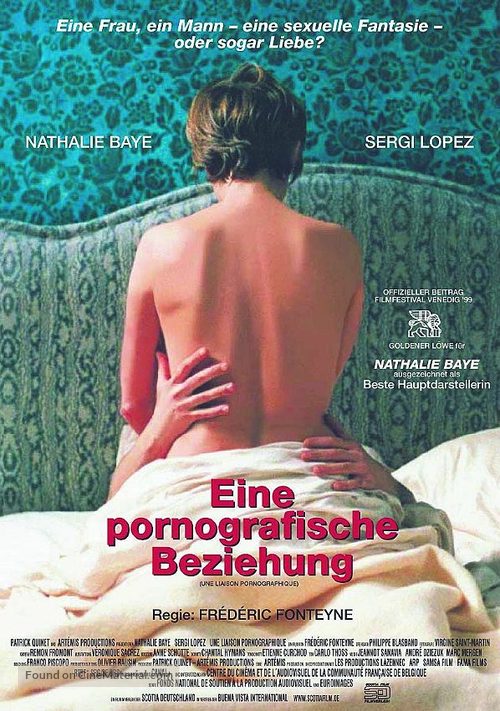 Une liaison pornographique - German Movie Poster