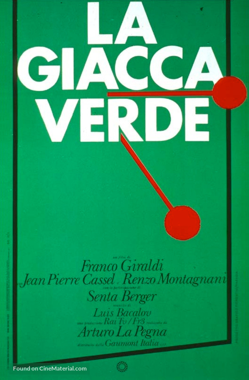 La giacca verde - Italian Movie Poster