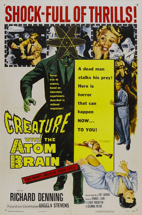 Creature with the Atom Brain - Movie Poster