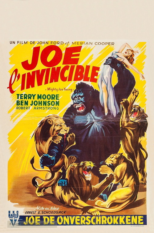 Mighty Joe Young - Belgian Movie Poster