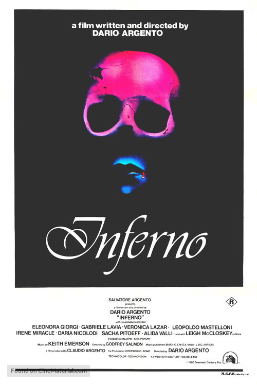 Inferno - Australian Movie Poster