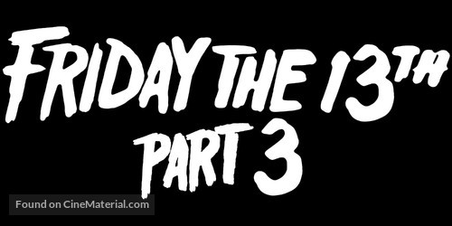 Friday the 13th Part III - Logo