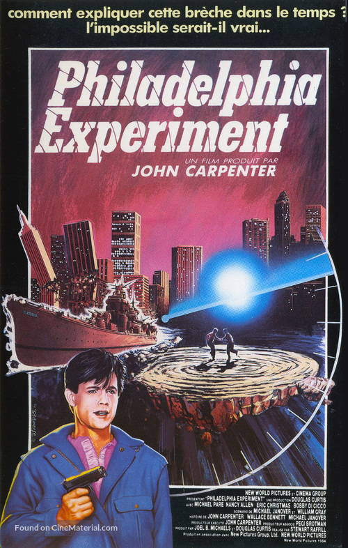 The Philadelphia Experiment - French Movie Cover