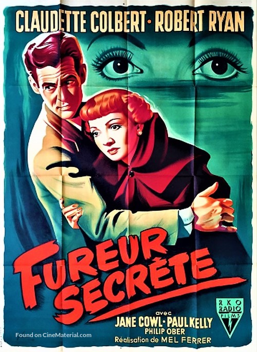 The Secret Fury - French Movie Poster