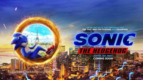 Sonic the Hedgehog - British Movie Poster