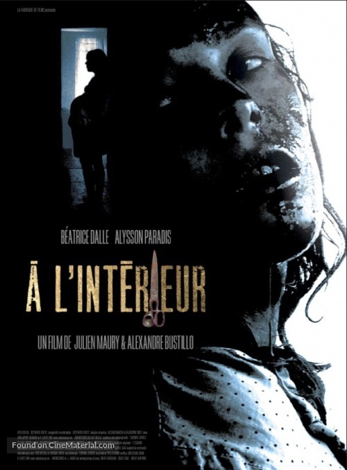 &Agrave; l&#039;int&egrave;rieur - French DVD movie cover