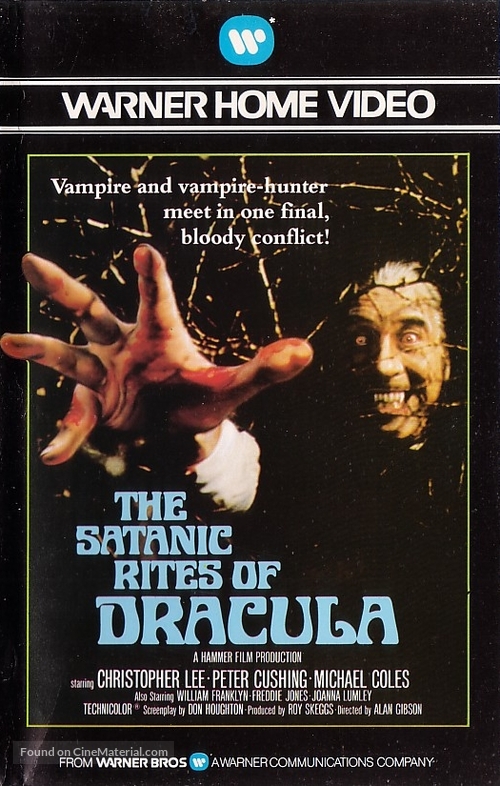 The Satanic Rites of Dracula - VHS movie cover