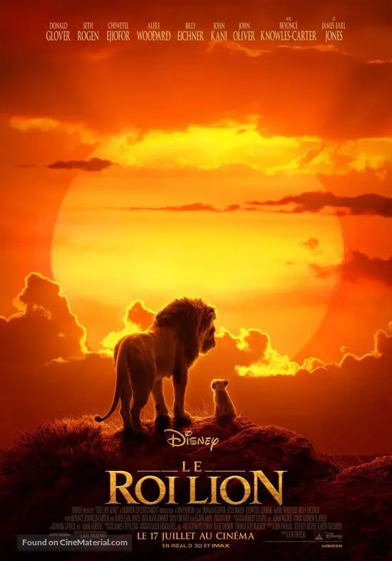 The Lion King (2019) French movie poster
