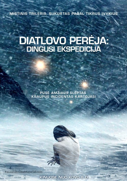 The Dyatlov Pass Incident - Lithuanian Movie Poster