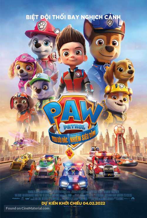 Paw Patrol: The Movie - Vietnamese Movie Poster