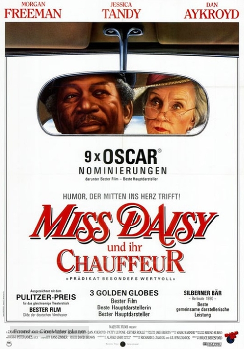 Driving Miss Daisy - German Movie Poster