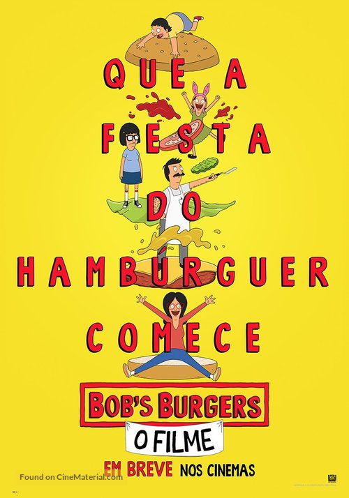 The Bob&#039;s Burgers Movie - Brazilian Movie Poster