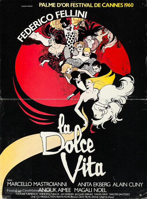 La dolce vita - French Movie Poster