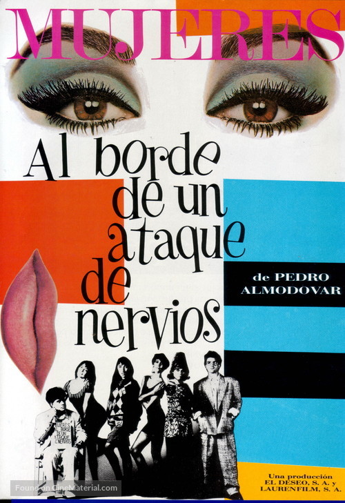 Mujeres Al Borde De Un Ataque De Nervios - Spanish Movie Poster