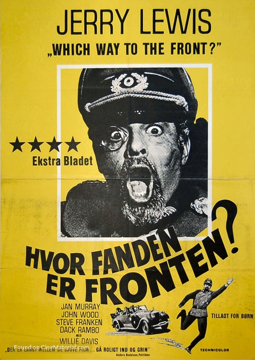 Which Way to the Front? - Danish Movie Poster