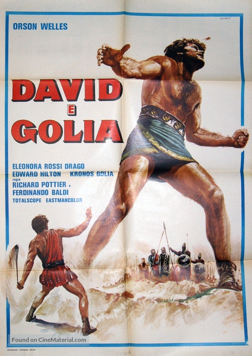 David e Golia - Italian Movie Poster