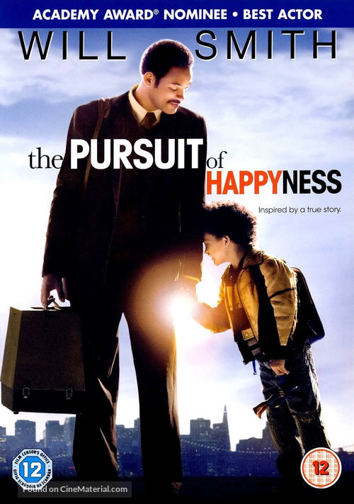 The Pursuit of Happyness - British DVD movie cover