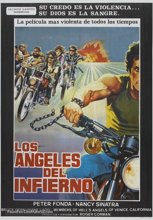 The Wild Angels - Spanish Movie Poster