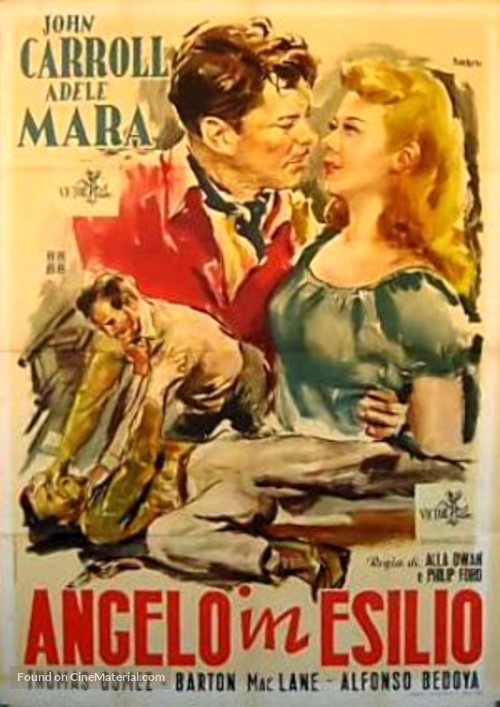 Angel in Exile - Italian Theatrical movie poster